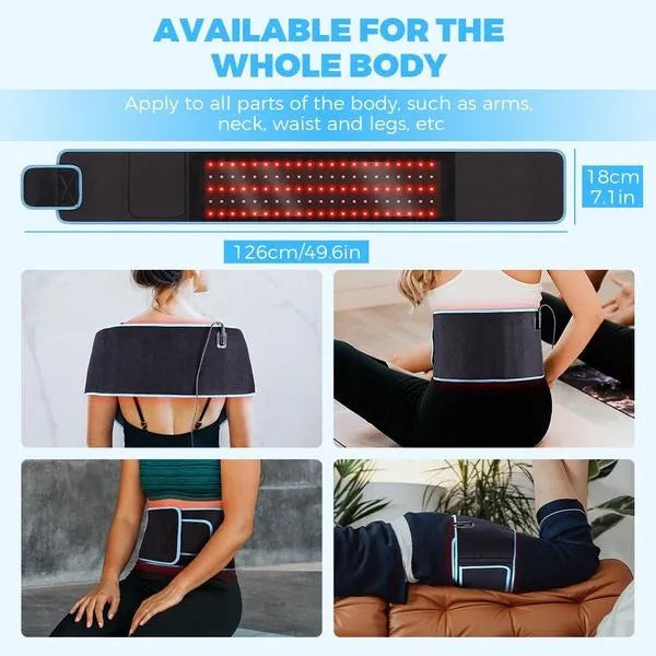 Slimming Belt with Infrared Therapy for Pain Relief, Fat Burning, and Muscle Relaxation, promoting Health Care and Waist Heating