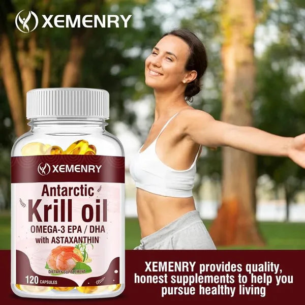 Antarctic Krill Oil Capsules (120 Capsules)